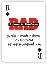 Robert A. Dorfman, Magician